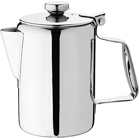 Olympia Concorde Coffee Pot Stainless Steel 20Oz Espresso Maker Italian