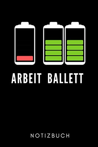 ARBEIT BALLETT NOTIZBUCH: A5 WOCHENPLANER Geschenk für Ballett Tänzer | Ballerina | Tanzen Buch | Geschenk | Tanzbuch | für Anfänger Profi | Witziger Spruch | Mädchen