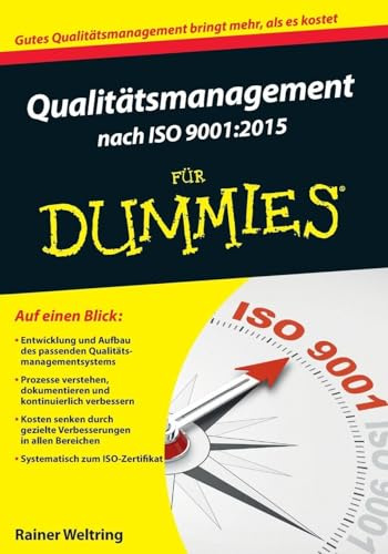 Qualitätsmanagement nach ISO 9001-2015 für Dummies