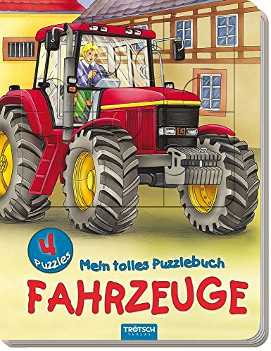 Trötsch Fahrzeuge Puzzlebuch Beschäftigungsbuch Entdeckerbuch Puzzlebuch
