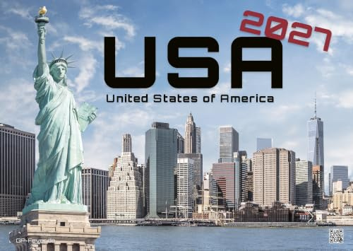 USA Kalender 2027 - Faszinierende Reise durch Amerika - Land der unbegrenzten Möglichkeiten - Premium Wandkalender DIN A3 (ca. 42cm x 30cm)