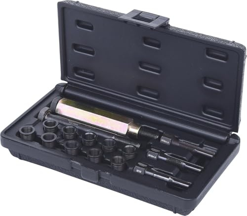 KS Tools 150.5040 THREADfix Reparatur-Satz M10x1 Glühkerzen,15-tlg. | 150.5040, Gewindeschneidwerkzeugsatz, Glühkerze