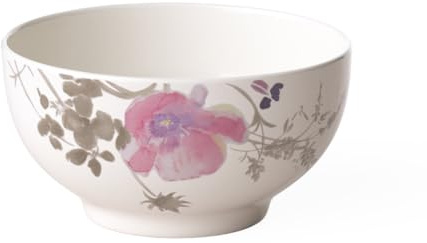 Villeroy & Boch Mariefleur Gris Basic Ciotola, Porcellana Premium, Bianco/Multicolore