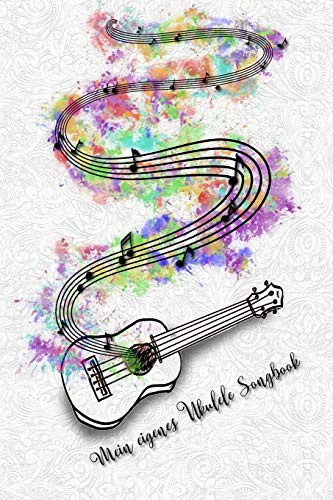 Mein eigenes Ukulele Songbook: für Noten und Akkorde - Ukulele Tabulator Buch - Tab Block mit Akkorddiagrammen und leeren Tabulatorlinien zum ... und Kompositionen - Hilfe beim komponieren