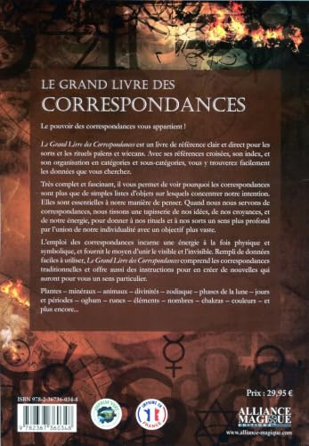 Le grand livre des correspondances - Un recueil complet et documenté pour les païens et les wiccans
