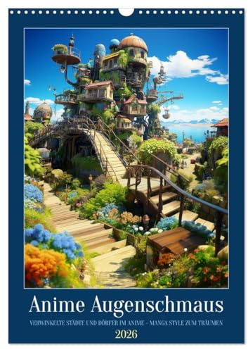 Anime Augenschmaus (Wandkalender 2026 DIN A3 hoch), CALVENDO Monatskalender