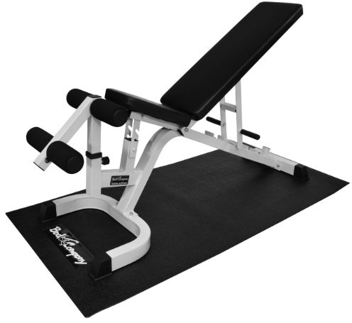 Bad Company Bodenmatte I Geruchsneutrale Bodenschutzmatte für Trainingsgeräte in 130 x 90 cm oder 180 x 90 cm