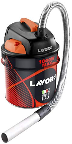ASHLEY800 BIDONE ASPIRACENERI 1000W 18LT FUSTO ACCI+FILT.LAV