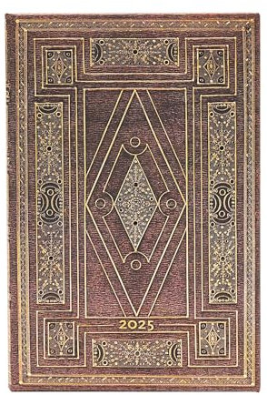 First Folio (Shakespeare’s Library) Mini 12-month Verso Hardback Dayplanner 2025 (Elastic Band Closure)