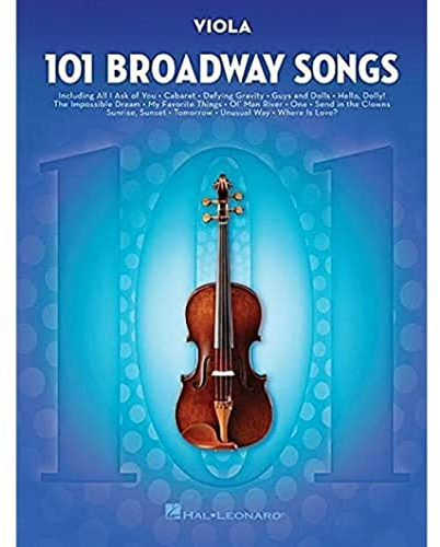 101 Broadway Songs: Viola: Noten, Sammelband für Viola