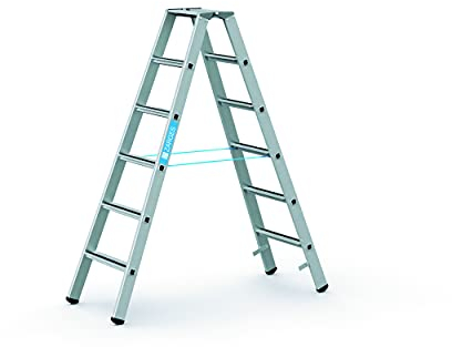 Zarges 41306 Saferstep B - Scaletta a gradini, 2 x 6