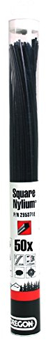 Oregon 295372E Fil de coupe carré Nylium, 3,75 mm, 42 cm (x50)