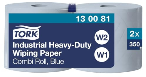 Tork 130081 Extra Starke Industrie Papierwischtücher, Balu, 3-lagig, 119m Länge