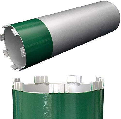 MDW Diamant Trocken-Bohrkrone Ø 57-250 mm x NL 400 mm Premium Turbo Speed für Kernbohrmaschine 1 1/4 UNC (Gewinde ca. 32mm / SW 41mm)