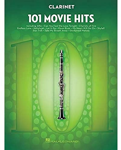 101 Movie Hits: Clarinet | Notenbuch mit Stücken für alle Niveaus | Noten für Klarinette lernen | Songbook mit My Heart Will Go On, Mission ... Noten, Sammelband für Klarinette (CLARINETTE)
