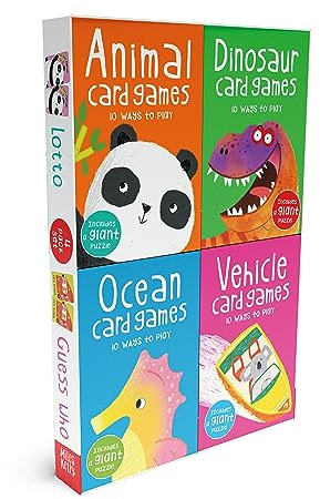 Four pack Snap!: The great floor puzzle and card game book for children ages 3+