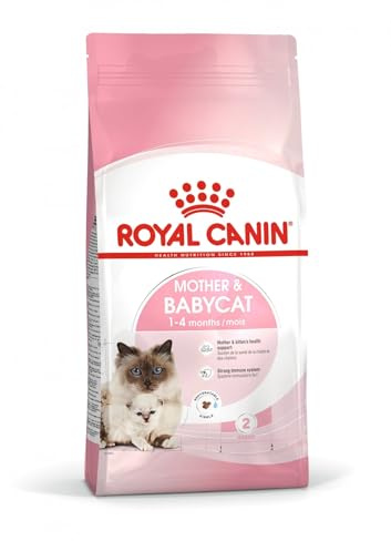 Royal Canin Cat Food -Mother and Babycat - Dry Kibble for Adult Cats - Specially for the Queen and her Kittens - Gestating and lactating queen - Tailored Nutrition - Science Diet - 2kg