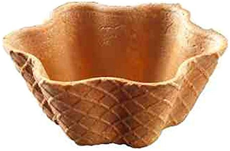 PZ 72 CIALDA PER GELATO A FORMA DI CONCHIGLIA FORMATO PICCOLO PER GELATI E DOLCI CESTINA IN CIALDA
