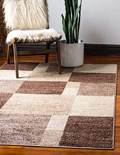 Unique Loom Autumn Collection Area Rug - Providence (5' 1 x 8' Rectangle, Light Brown/ Beige)