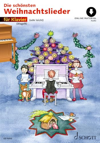 Die schönsten Weihnachtslieder: sehr leicht bearbeitet. Klavier. (Umrüster-Konsolidierung)