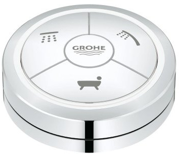 GROHE Fernbedienung (Die Strahlarten können per Knopfdruckausgewählt werden, Herstellergarantie: 5 Jahre), Chrom, 48114000