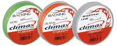 Backing - Fliegenfischen - 20 lb (9,1 kg) - Farbe Orange - 100 Yard (91 m)