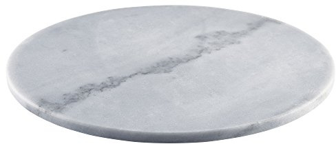 Graue Marmorplatte, 33 cm, rund, Käsebrett, Kuchenplatte