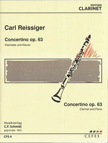 Concertino op.63 für Klarinette und Orchester : für Klarinette und Klavier