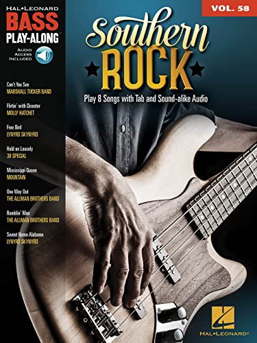 Southern Rock - Bass Play-Along Volume 58: Includes Downloadable Audio (Hal Leonard Bass Play-Along, 58, Band 58)