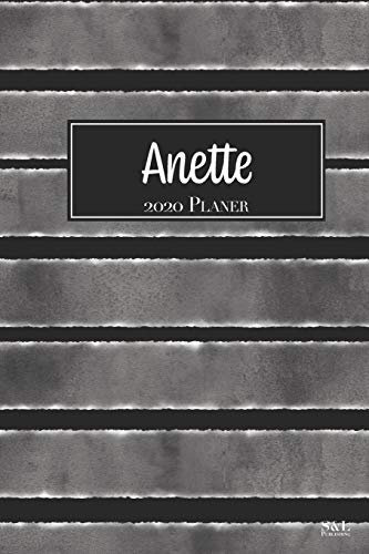 Anette 2020 Planer: A5 Minimalistischer Kalender Terminplaner Jahreskalender Terminkalender Taschenkalender mit Wochenübersicht