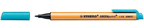 StabiloÆ Faserschreiber GREENpointÆ, 0,8 mm, türkis VE=5