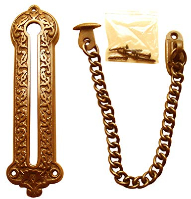 Graf von Gerlitzen Antik Messing Tür Kette Türkette Sicherheitskette Sicherheitsbeschlag DSQ1A