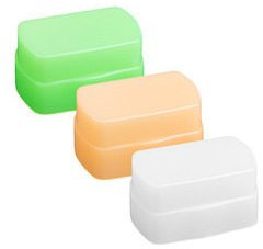 PHOTTIX kit de diffuseurs 3 couleurs pour flash cobra Canon 580EX