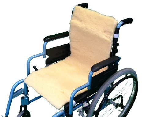 Able2 Sheepskin Wheelchair Seat/Back Protector