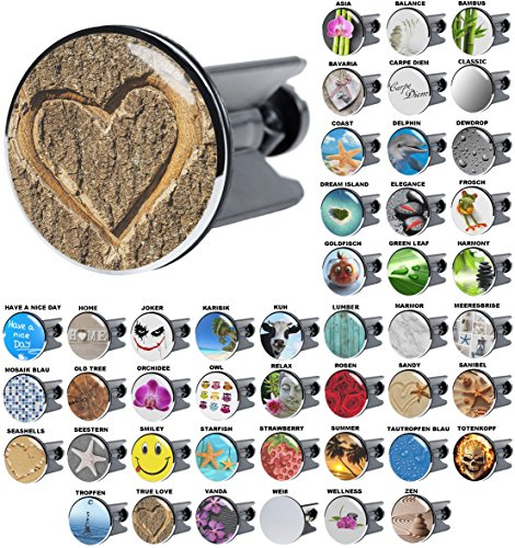 Sanilo Waschbeckenstöpsel True Love, viele schöne Stöpsel für das Waschbecken zur Auswahl, hochwertige Qualität