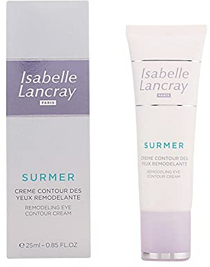 Isabelle Lancray Surmer Reichhaltige Augencreme I Feuchtigkeitspflege gegen Falten und Augenringe I Serum mit Hyaluron, Grüntee und Kokos, 25ml
