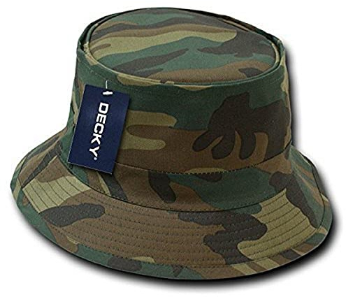 DECKY Fisherman's Hat, Woodland, Large/X-Large