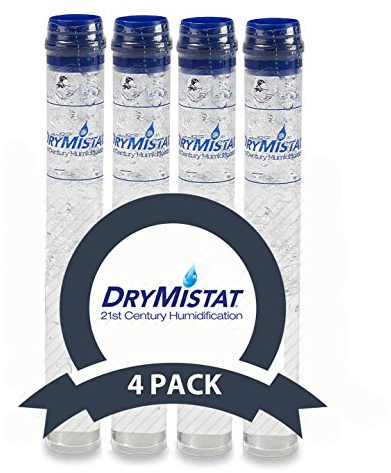 DryMistat Humidor Humidifier Tubes, Crystal Humidity Tubes (4 CT)