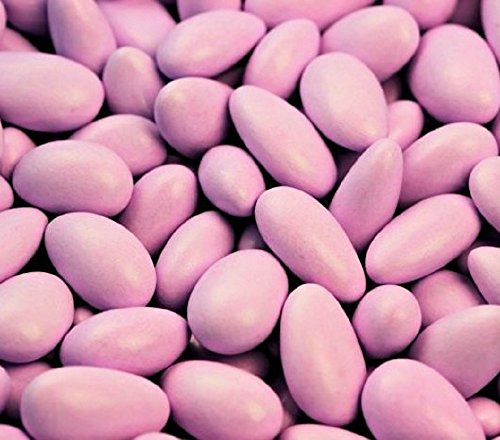 Lavender Jordan Almonds by Its Delish, 3 LBS Bulk | Sugared Almond Nut with Sweet Hard Candy Coating - Bulk Wedding Favors, Bridal and Baby Showers, Party Buffets - USA Made, Vegan & Kosher
