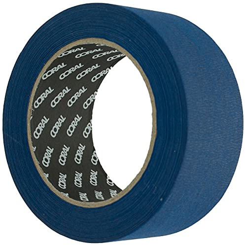 Coral 71503 Easy Blue Masking Tape for Indoor and Outdoor use 2 inch 50M roll
