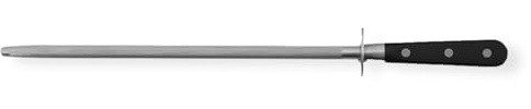 Richardson Sheffield R07000P293195 V Sabatier Sharpening Steel, Approximately, Handle:12cm, Steel:30.5cm, Sharpening area:28cm, Total length:43cm, Silver