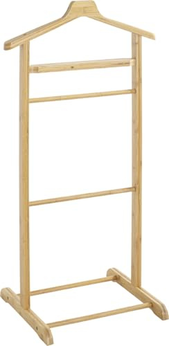HAKU Betjäntställ naturfärgad, Bambu - Storlek: B 48 cm x H 97 cm x D 36 cm, Stil: Skandinavisk