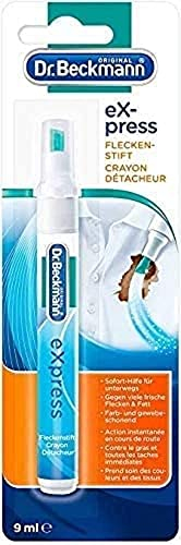 Dr. Beckmann eXpress Fleckenstift | Effektiver Fleckentferner für unterwegs | Schnelle und einfache Lösung | 9 ml (1er Pack)