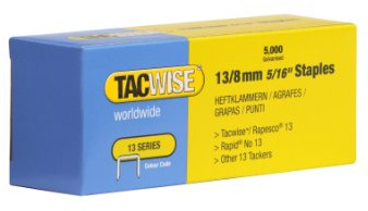 Tacwise 0234 Verzinkte Heftklammern 13/8 mm, 5000 Stück