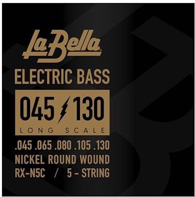 La Bella Saiten 5-String für E-Bass - Nickel Plated Steel - 045-130