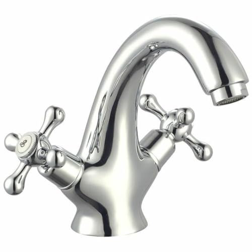 Rousseau - 4056674 - Beverley - Fixed Mixer Tap for Washbasins - Chrome