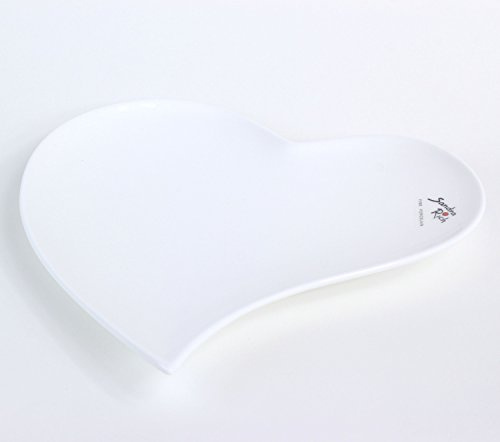 Sandra Rich Porzellan Teller, Deko Schale Sweetheart Herz weiß D. 21cm H. 3cm