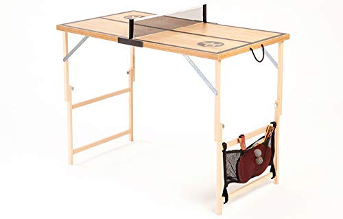 DISH TENNIS Mini Tischtennisplatte inkl Netz | Qualitätsprodukt Made in Austria | Tischtennistisch | Ping Pong | klappbar | leicht transportierbar | Indoor | Outdoor | Party | Kinder | Erwachsene