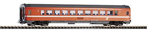 Piko H0 58661 H0 Schnellzugwagen der OeBB, Black,orange