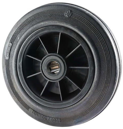 Ruota piena Ø 200 x 50 mm asse di 20 mm